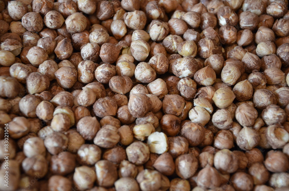 Mucchio di Nocciole Piemonte IGP, tipologia tonda gentile trilobata delle langhe Mucchio di Nocciole Piemonte IGP, tipologia tonda gentile trilobata delle langhe
