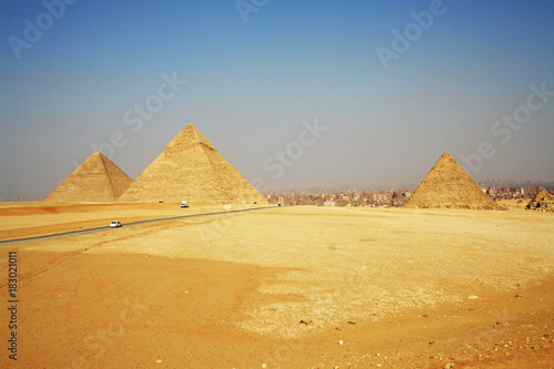 Les pyramides de Guizeh - Egypte