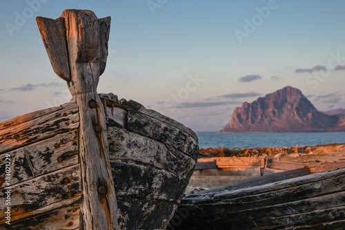 Detail of a tuna boat photo