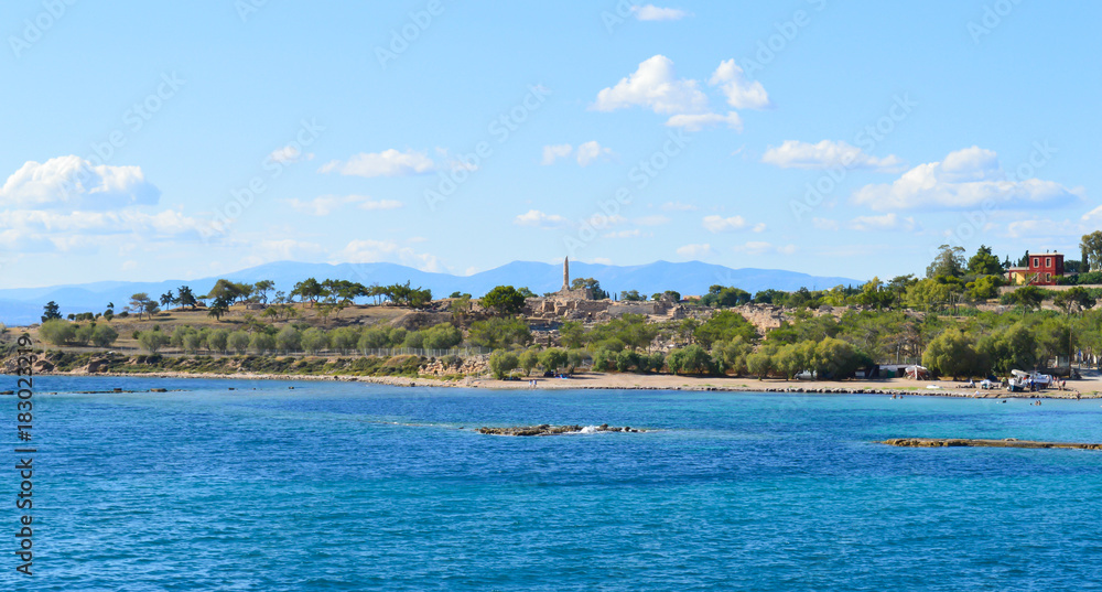 Obraz premium Seaview on Aegina Island in Greece