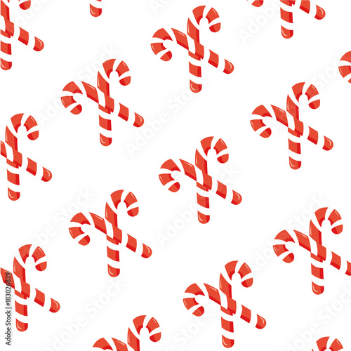 colorful sweet walking stick candy background