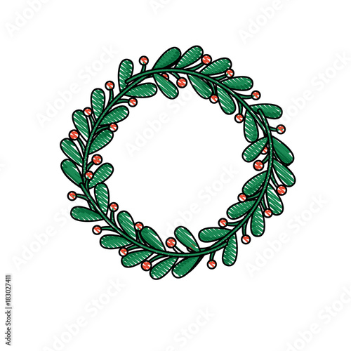 grated rustic natural branches leaves design