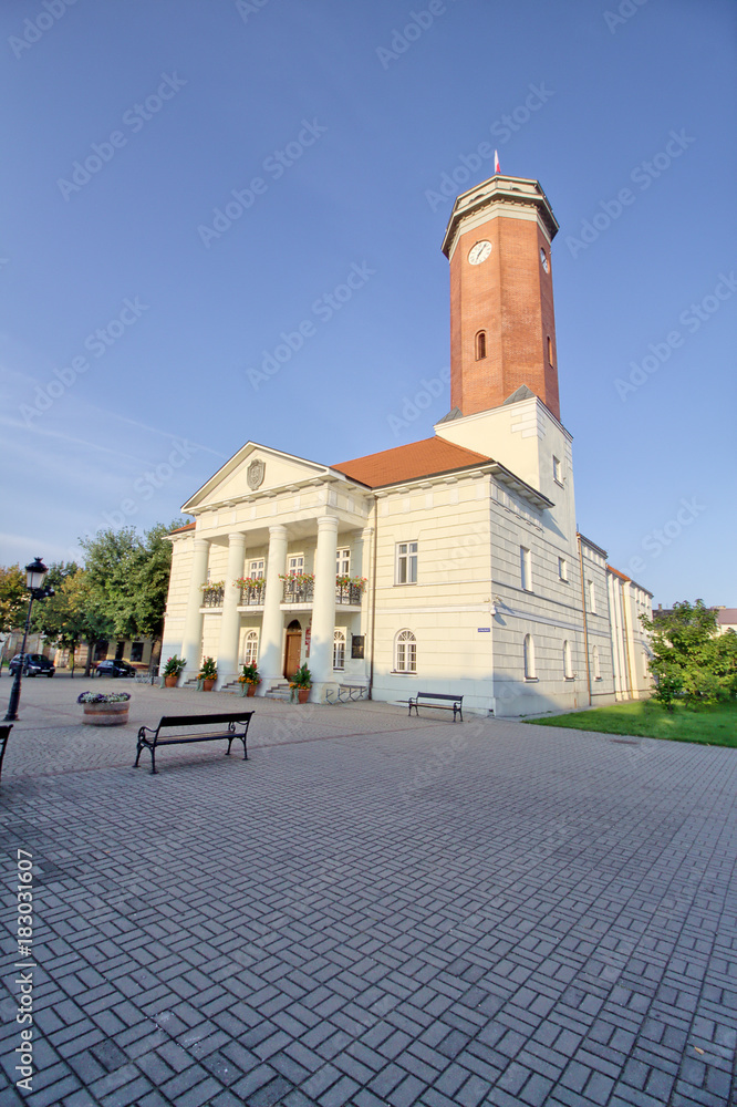 Town hall of city Kolo, Poland