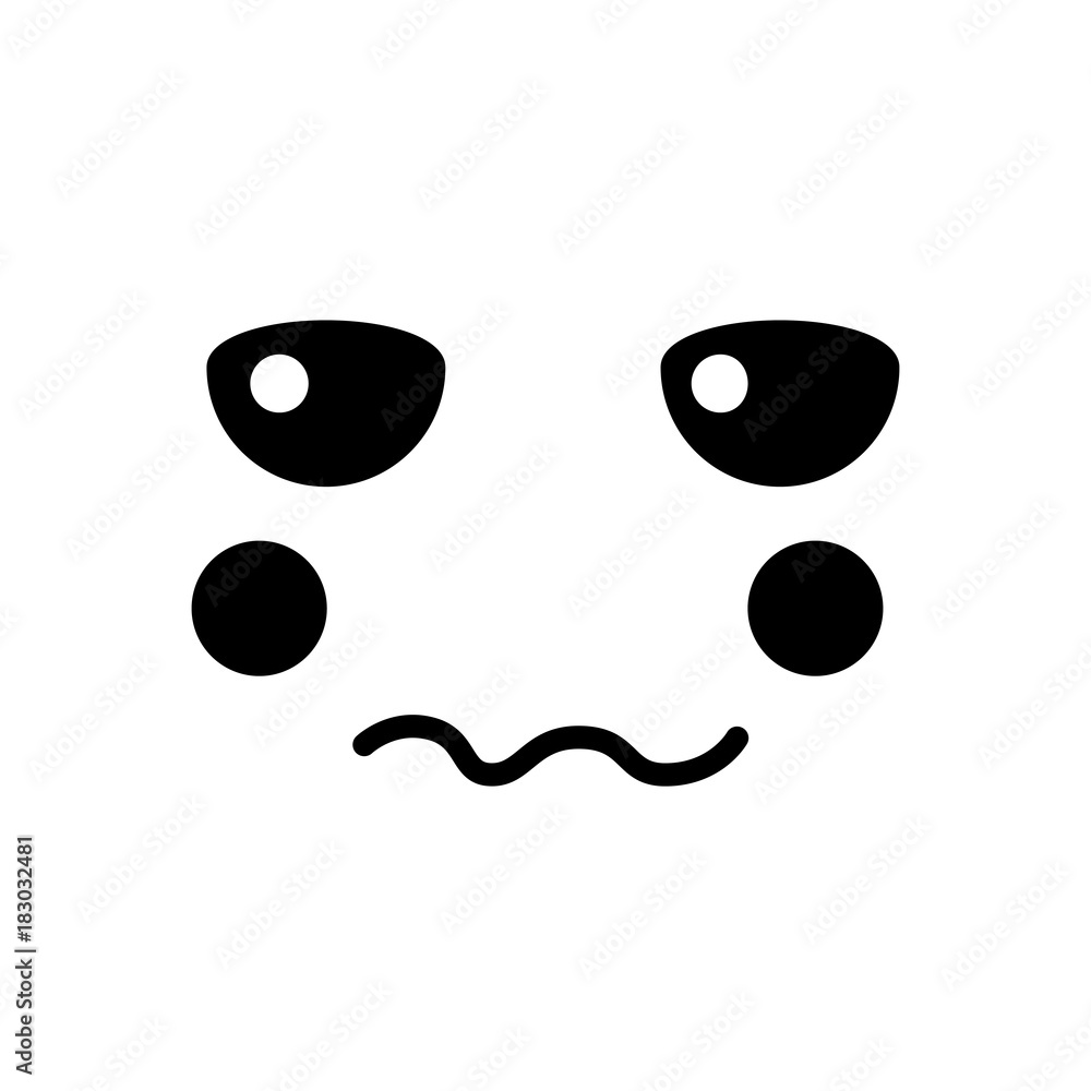 kawaii face expression facial gesture cartoon vector illustration kawaii face expression facial gesture cartoon vector illustration