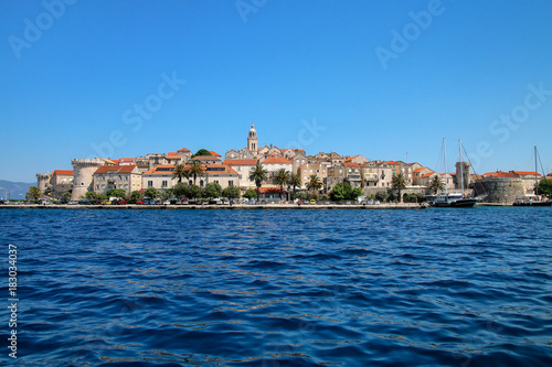 Wallpaper Mural View of Korcula old town, Croatia Torontodigital.ca