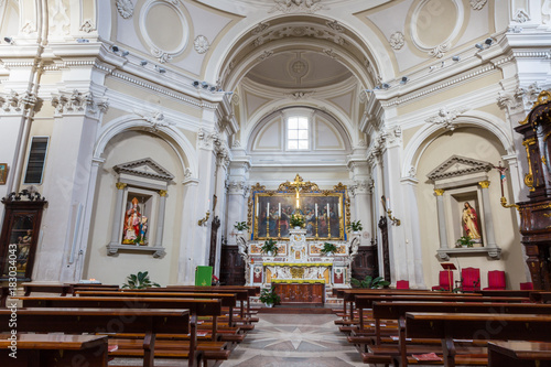 Fotografia, Obraz Basilica of Santa Maria, Castel di Sangro, Abruzzo, Italy