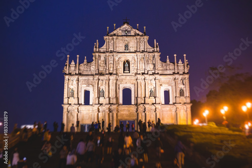 Ruins of St. Paul's Church, Macau, China, 17th-century complex, Macau's best known landmark