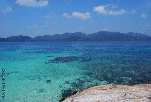  Lipe Island is in the south of Thailand. Beautiful sandy beach, beautiful snorkeling in the summer.
