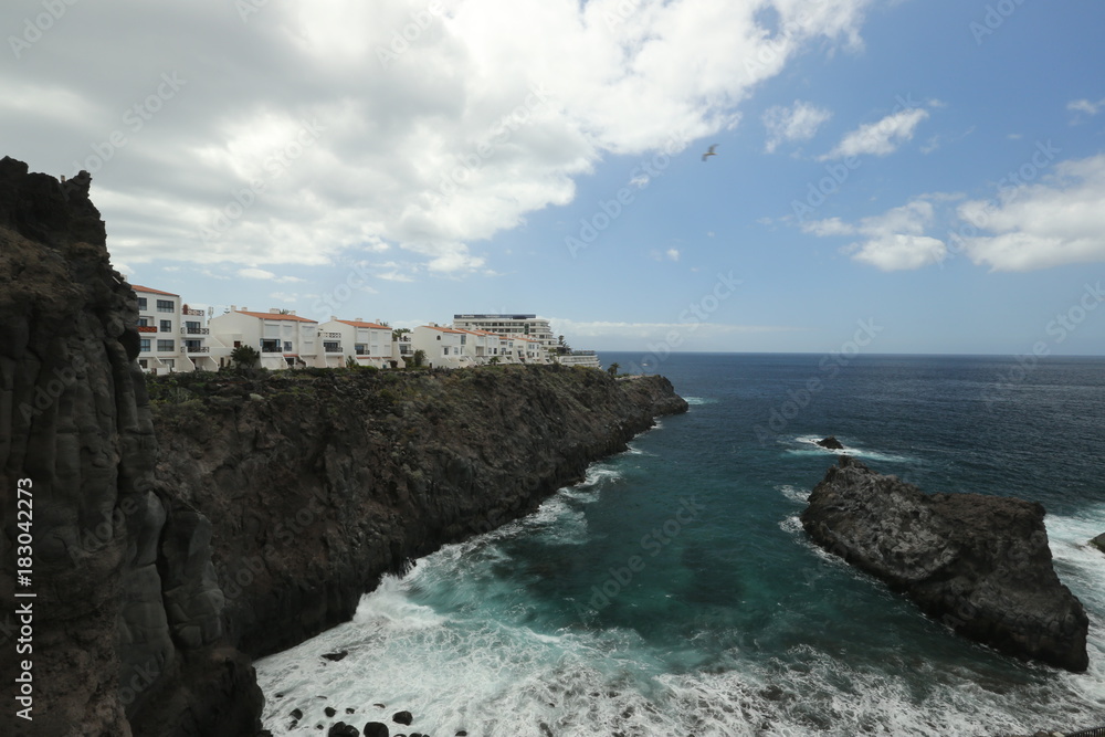 A city on precipice in Canary Islands