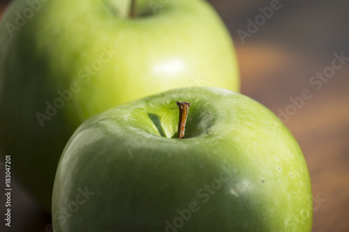 Close up of Granny Smith Apples