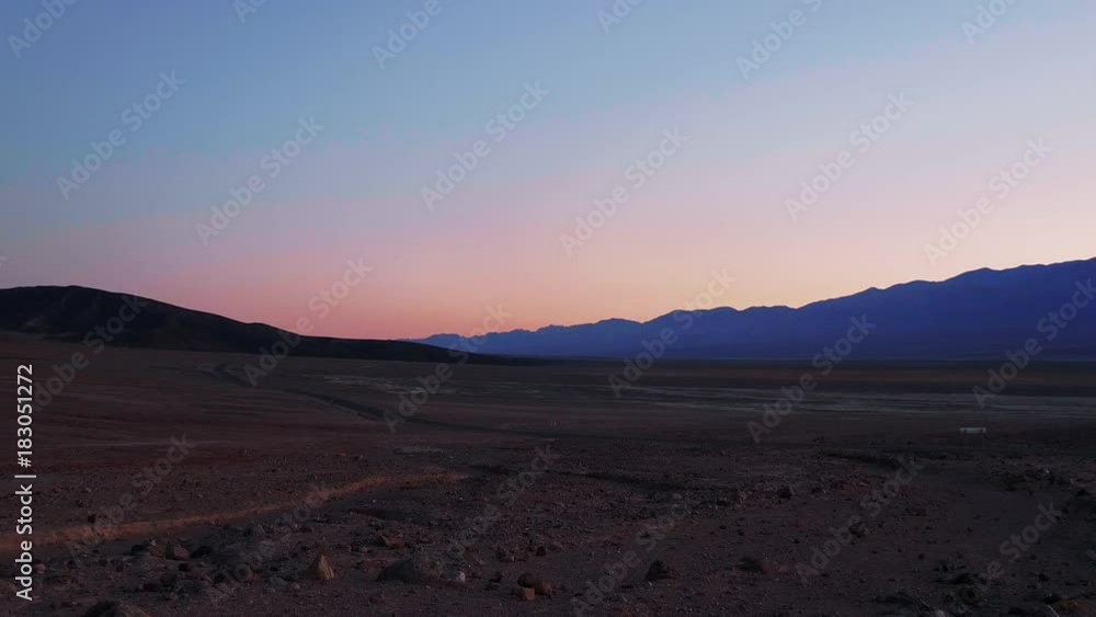 Death valley National Park after sunset - beautiful view in the evening Death valley National Park after sunset - beautiful view in the evening