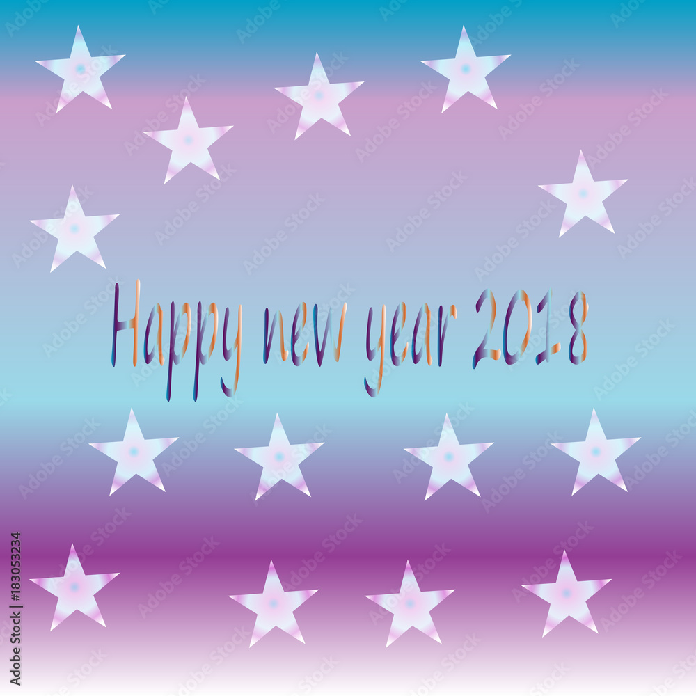 Background color, new 2018, stars. Abstraction. Background color, new 2018, stars. Abstraction.