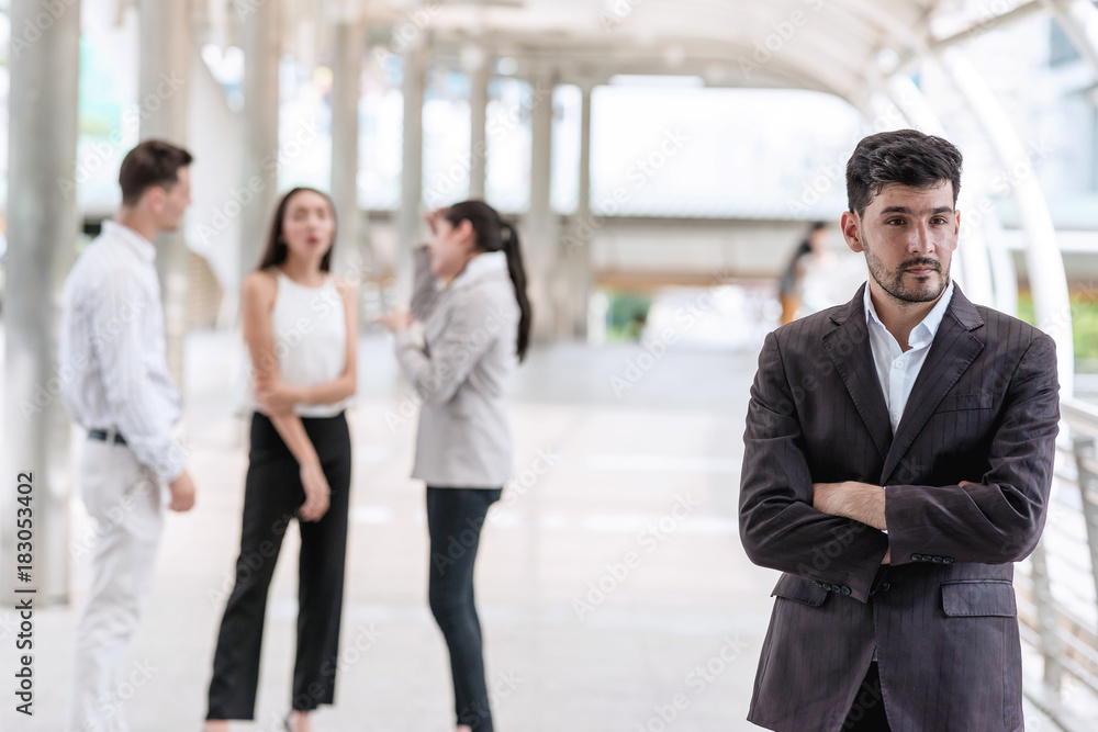 Confident young business team portrait concept.