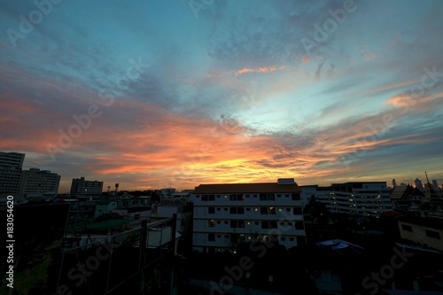 Sky before sunrise