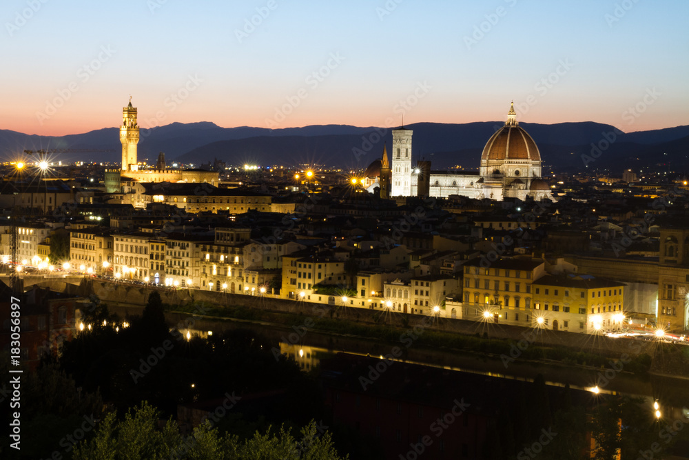 nächtliches Florenz