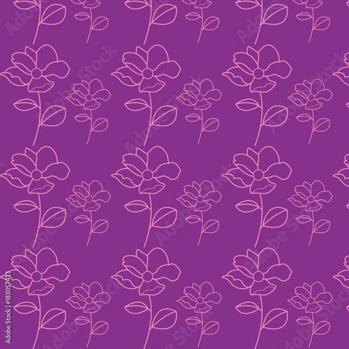 Flowers Icon Vector flat design style