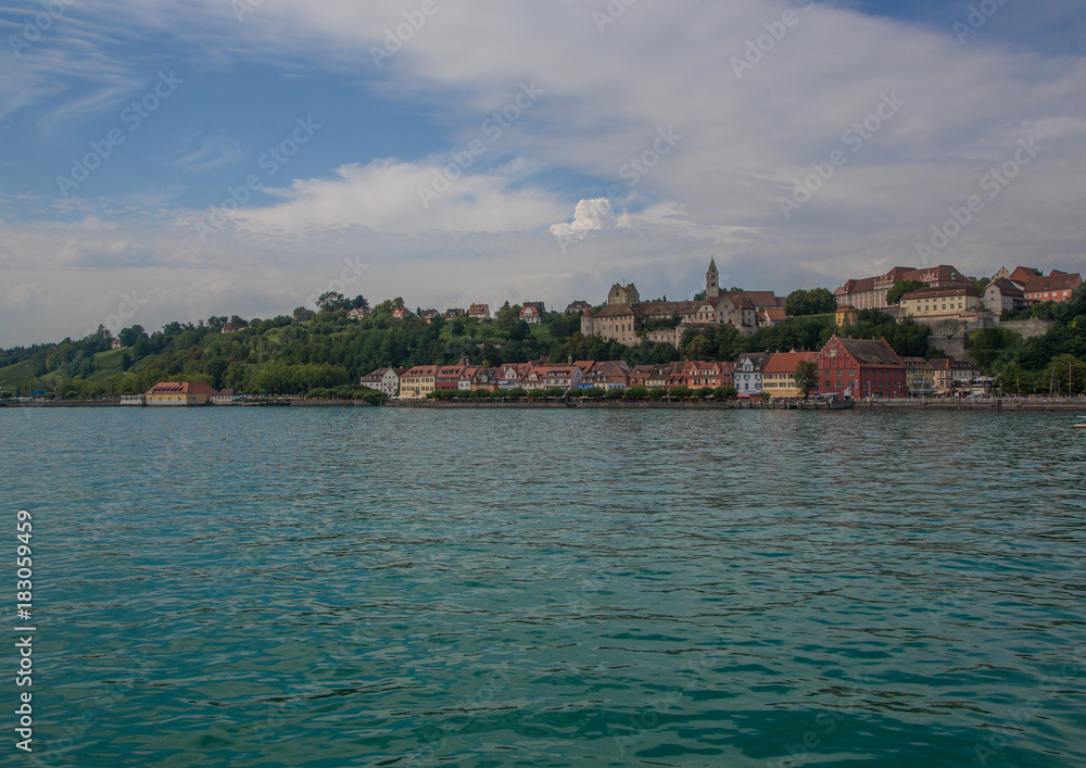 Landscape of the Lake Constance or Bodensee in Germany