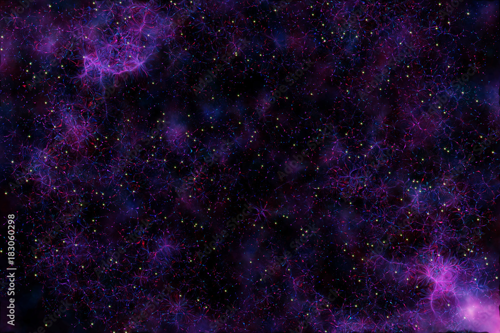 Obraz premium Polygonal space background