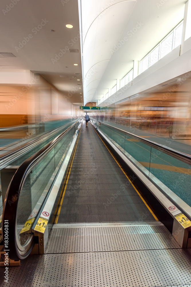 Modern air service in the airport for passengers and luggage, comfort and quality Modern air service in the airport for passengers and luggage, comfort and quality