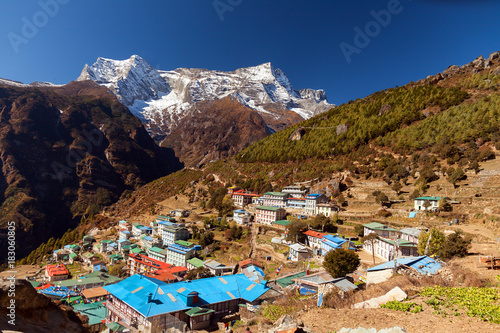 Namche Bazaar, Himalaya, Nepal photo