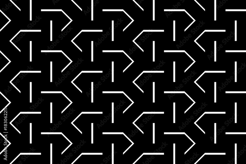 Design seamless monochrome zigzag pattern Design seamless monochrome zigzag pattern