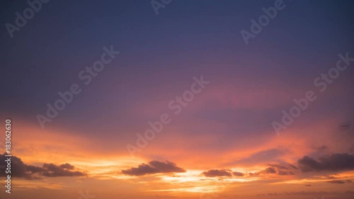 Wallpaper Mural 4K Time lapse Colorful sunset or sunrise wtih clouds movement background. Torontodigital.ca