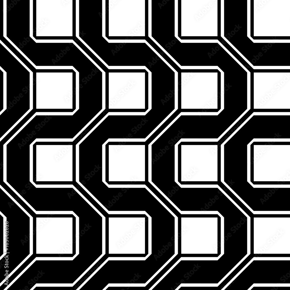 Design seamless monochrome zigzag pattern Design seamless monochrome zigzag pattern