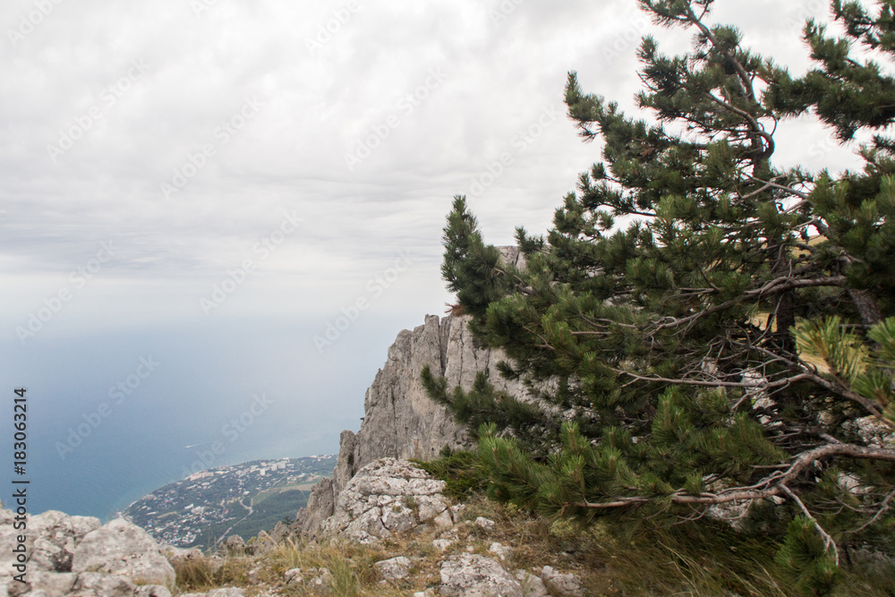 View from Ai-Petri to Alupka, Crimea