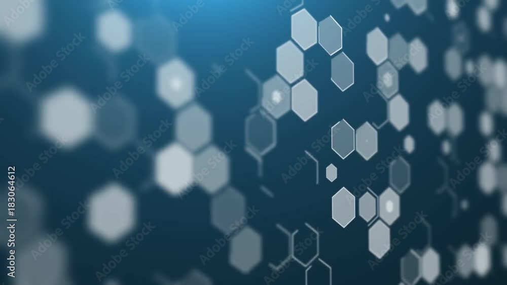 Hexagon Grid - Technologischer Hintergrund