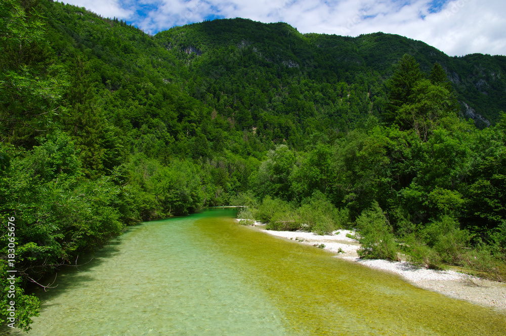 Landscape a river Landscape a river