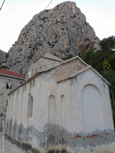 View of the city of Omis photo