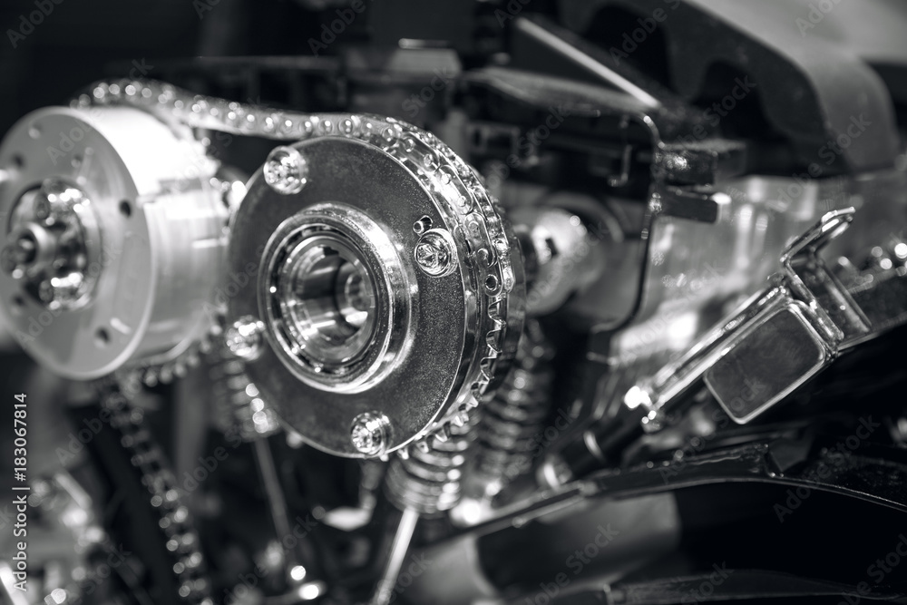 Fototapeta premium new part of car's engine