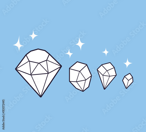 Diamonds.