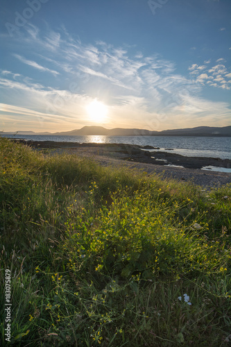 Bantry Bay at sunset. The Wild Atlantic Way  Ireland