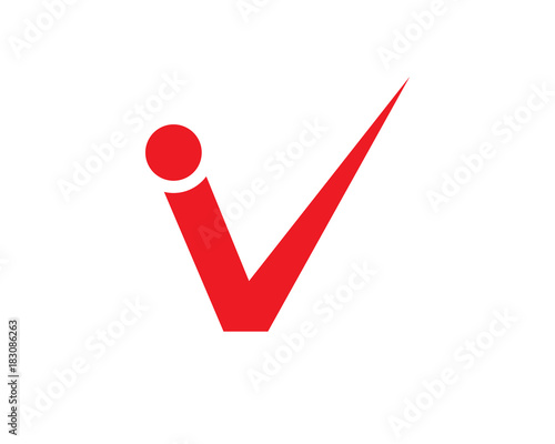 iv letter check mark logo