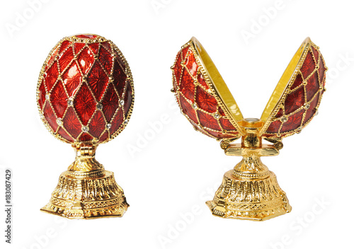 egg casket copy of Faberge