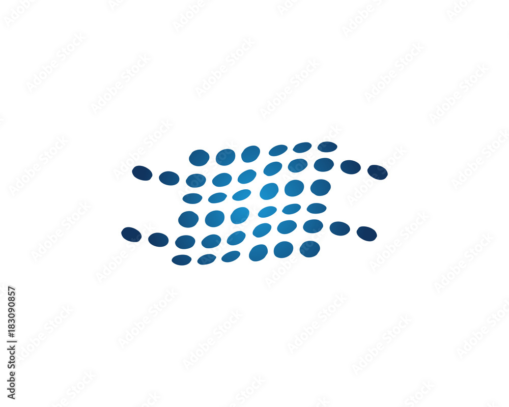 abstract dot wave abstract dot wave