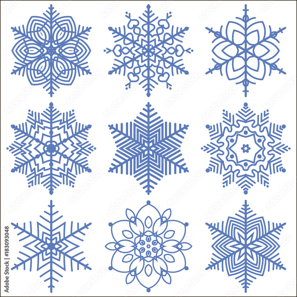 Star symbol graphic, crystal, frozen decoration, snowflakes Star symbol graphic, crystal, frozen decoration, snowflakes