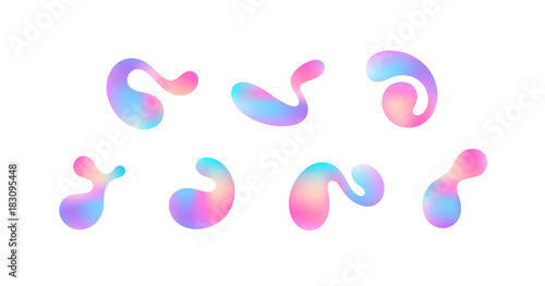 Creative shapes. Vibrant color