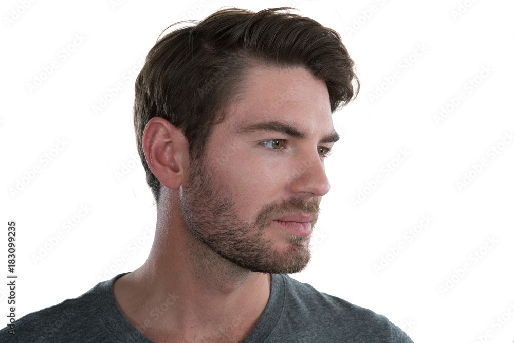 Fototapeta premium Man looking away