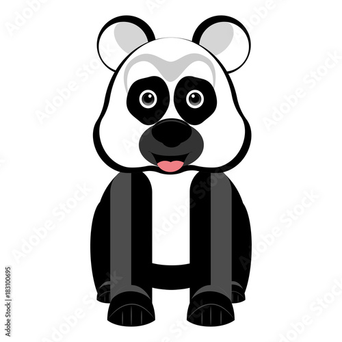 Fototapeta Naklejka Na Ścianę i Meble -  Isolated cute panda