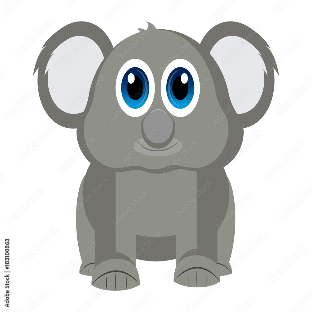 Isolated cute koala Isolated cute koala