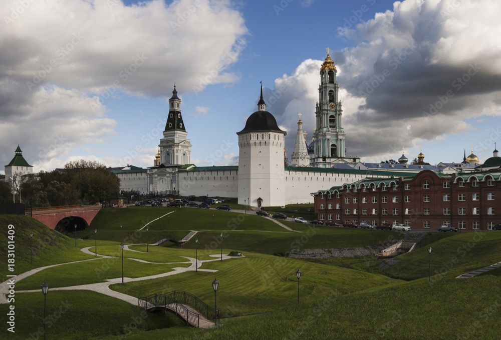 view of the monastery