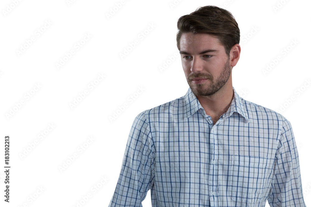 Man looking away Man looking away