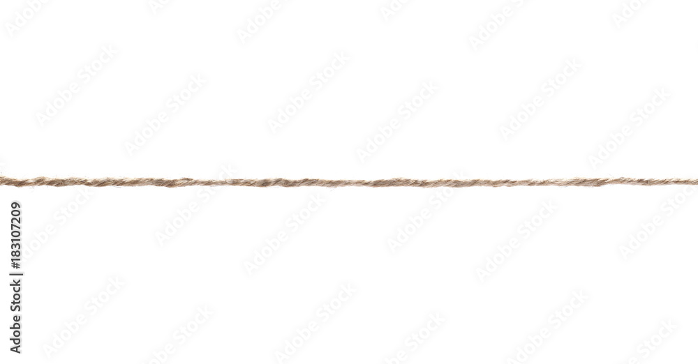 Naklejka premium rope isolated on white, clipping path
