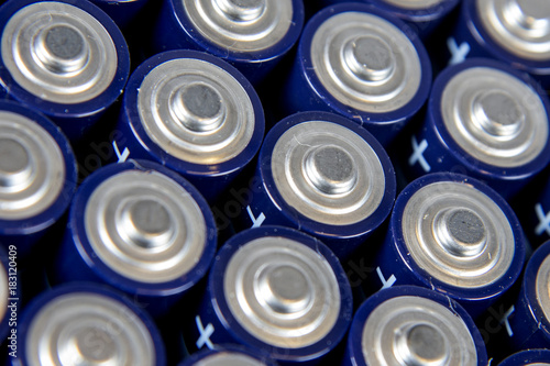 Composition with alkaline batteries