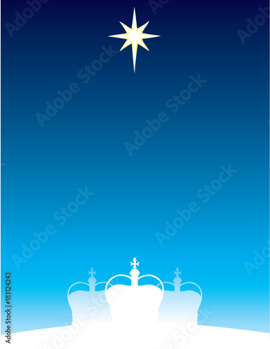 Three Kings Day Background Template