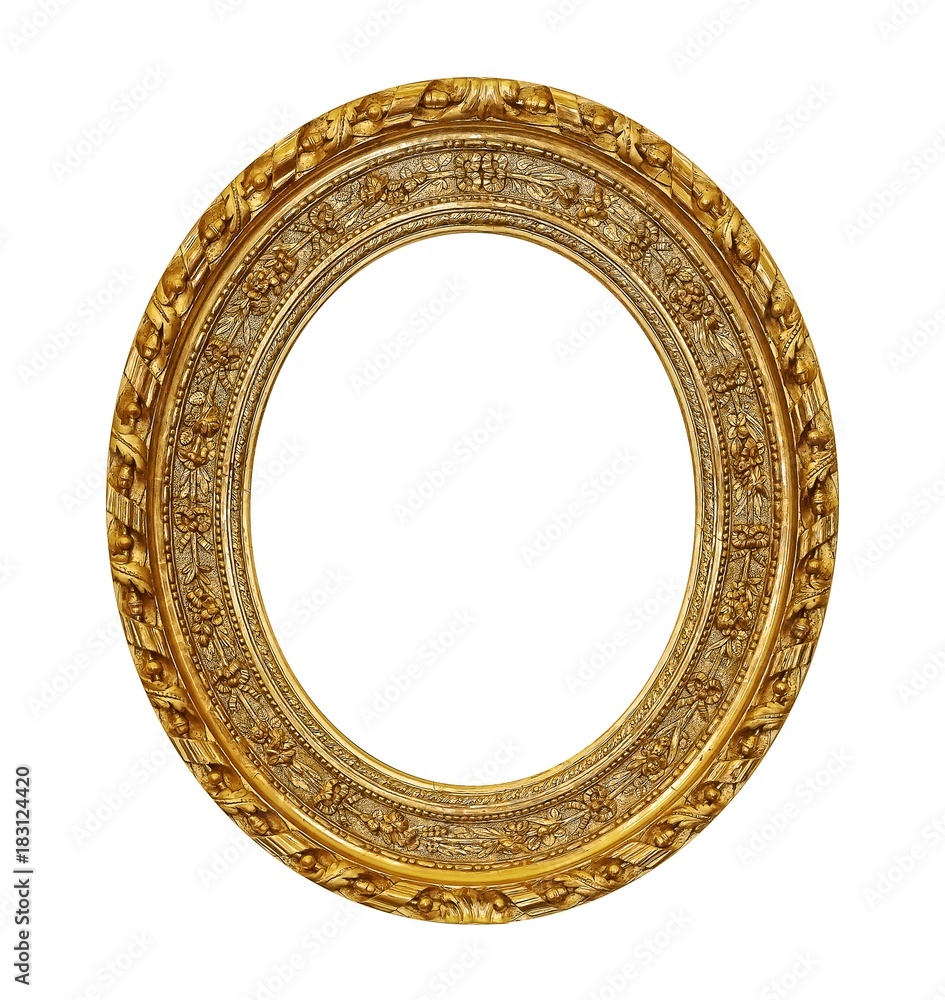 Golden frame for paintings, mirrors or photos Golden frame for paintings, mirrors or photos