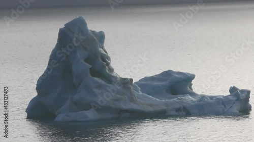 Blue  Iceberg similar to form of iceberg Titanic
 photo