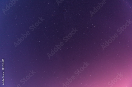 Night starry colorful sky as background.